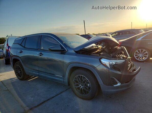 3GKALMEVXLL142651 2020 GMC TERRAIN Gray Front right