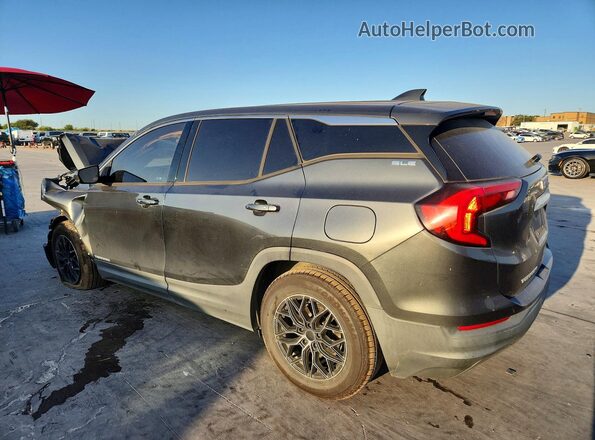 3GKALMEVXLL142651 2020 GMC TERRAIN Gray Rear left