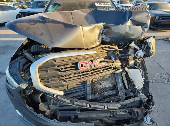 3GKALMEVXLL142651 2020 GMC TERRAIN Gray Engine compartment view