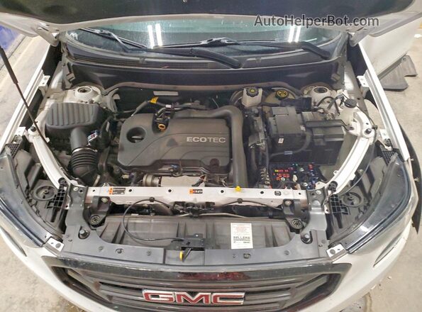 3GKALMEVXLL180669 2020 GMC TERRAIN White Вид підкапотного простору