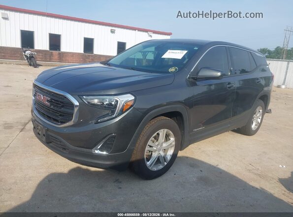 3GKALMEVXLL219874 2020 GMC TERRAIN Gray Przód lewy