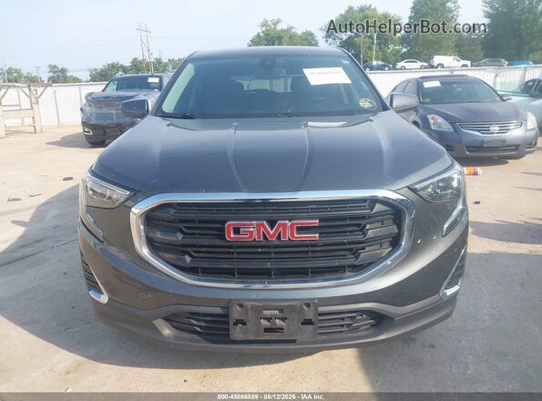 3GKALMEVXLL219874 2020 GMC TERRAIN Gray Widok zestawu wskaźników