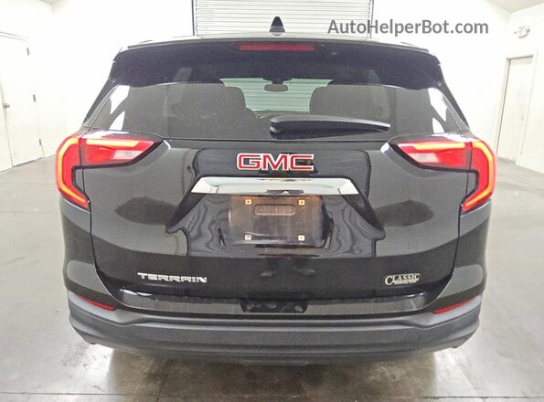 3GKALMEVXLL225982 2020 GMC TERRAIN Black Вид ззаду