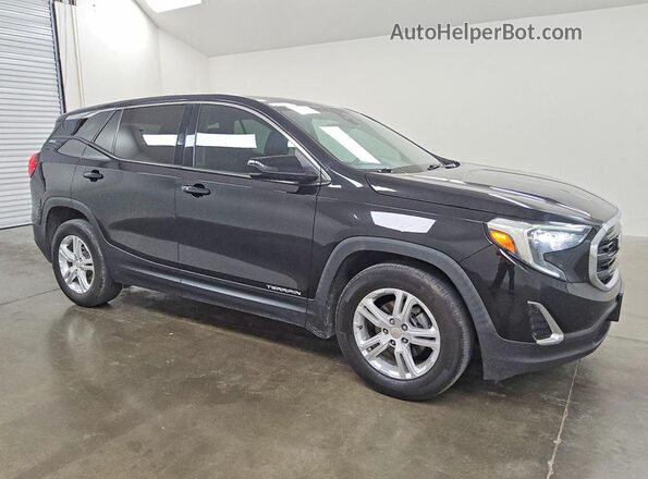 3GKALMEVXLL225982 2020 GMC TERRAIN Black Передня права чверть