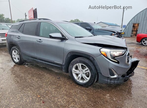 3GKALMEVXLL256648 2020 GMC TERRAIN Gray წინა მარჯვენა