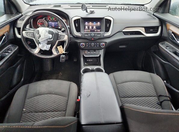 3GKALMEVXLL256648 2020 GMC TERRAIN Gray წინა პანელის ხედი