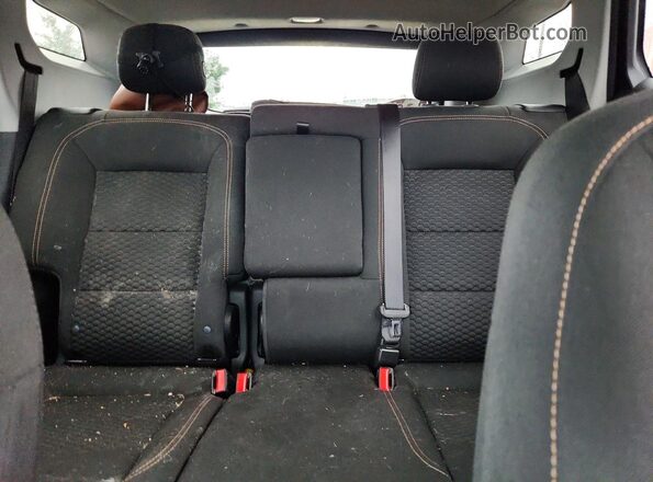 3GKALMEVXLL256648 2020 GMC TERRAIN Gray უკანა სავარძლების ხედი