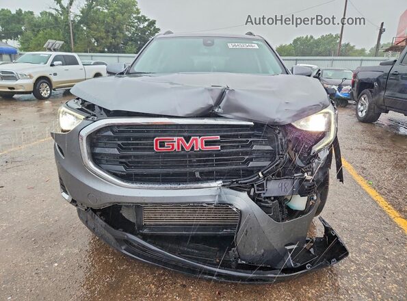 3GKALMEVXLL256648 2020 GMC TERRAIN Gray წინა ხედი