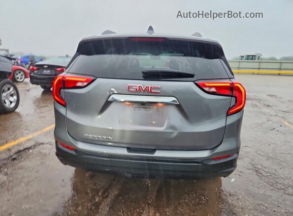 3GKALMEVXLL256648 2020 GMC TERRAIN Gray უკანა ხედი