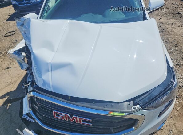 3GKALMEVXML346416 2021 GMC TERRAIN White ძრავის განყოფილების ხედი