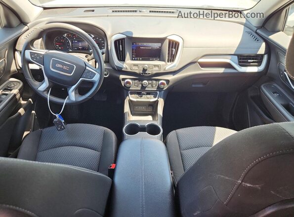 3GKALMEVXNL207470 2022 GMC TERRAIN Белый Вид панели приборов