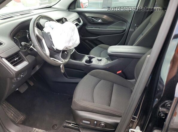 3GKALMEVXNL309707 2022 GMC TERRAIN Черный Вид салона спереди