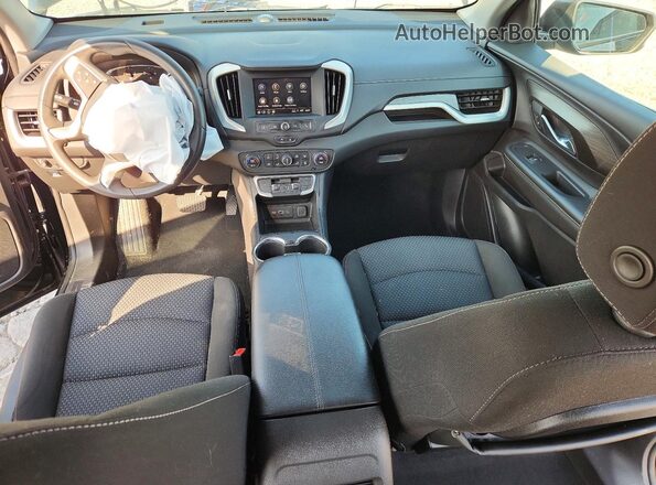3GKALMEVXNL309707 2022 GMC TERRAIN Черный Вид панели приборов