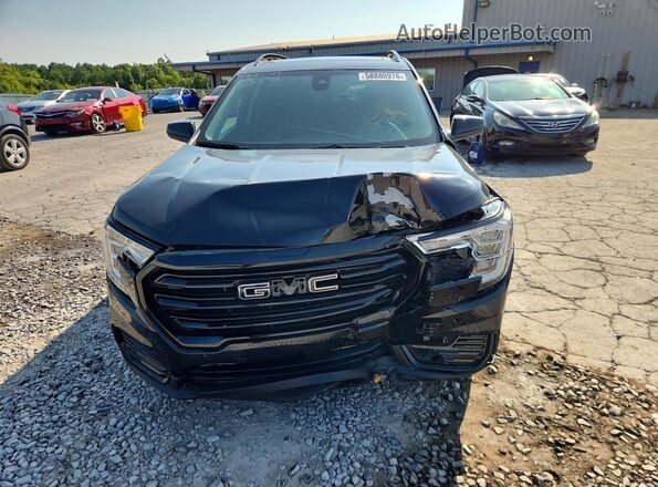 3GKALMEVXNL309707 2022 GMC TERRAIN Черный Вид спереди