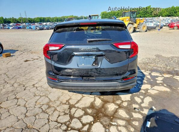 3GKALMEVXNL309707 2022 GMC TERRAIN Черный Вид сзади