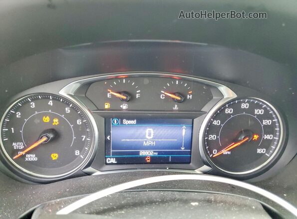 3GKALMEVXNL309707 2022 GMC TERRAIN Черный Вид щитка приборов