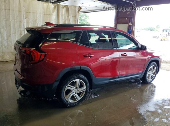 3GKALMEX1JL145713 2018 GMC TERRAIN Red Задня права чверть
