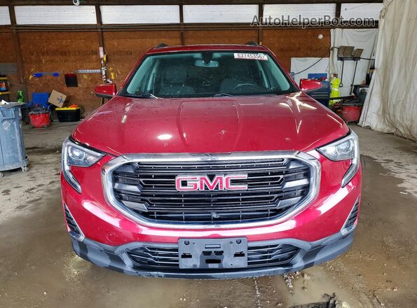3GKALMEX1JL145713 2018 GMC TERRAIN Red Вид спереду
