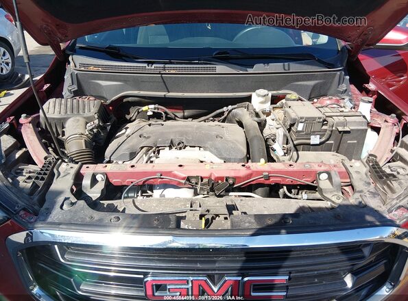 3GKALMEX1JL199304 2018 GMC TERRAIN Red უკანა ხედი