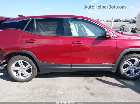 3GKALMEX1JL199304 2018 GMC TERRAIN Red უკანა სალონის ხედი