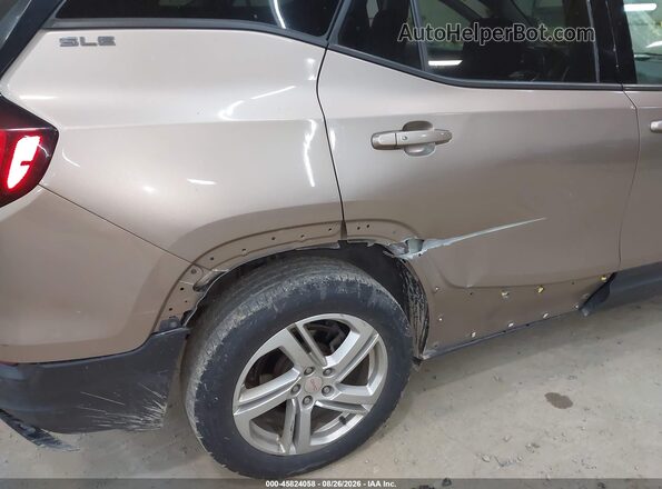 3GKALMEX2JL124188 2018 GMC TERRAIN Gold Вид спереду