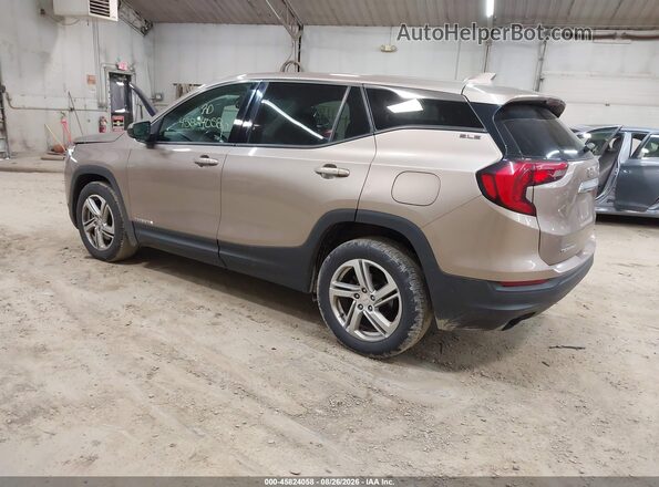 3GKALMEX2JL124188 2018 GMC TERRAIN Gold Задня ліва чверть