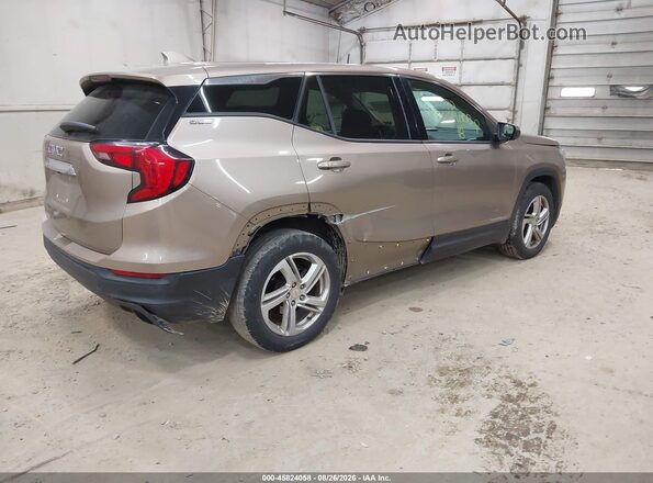 3GKALMEX2JL124188 2018 GMC TERRAIN Gold Задня права чверть