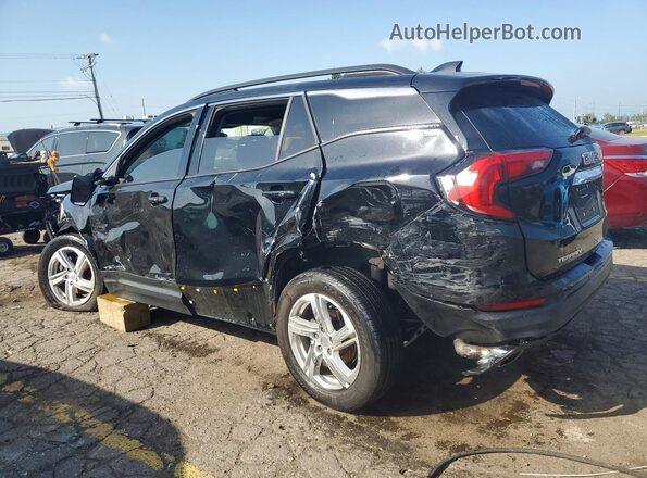 3GKALMEX2JL141752 2018 GMC TERRAIN Black Trasero izquierdo