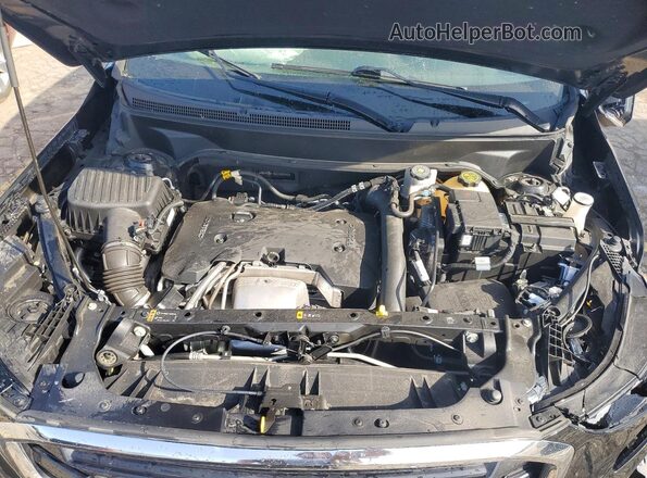 3GKALMEX2JL141752 2018 GMC TERRAIN Black Vista del compartimento del motor