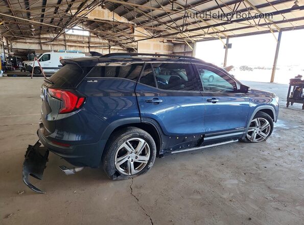 3GKALMEX2JL389743 2018 GMC TERRAIN Blue უკანა მარჯვენა