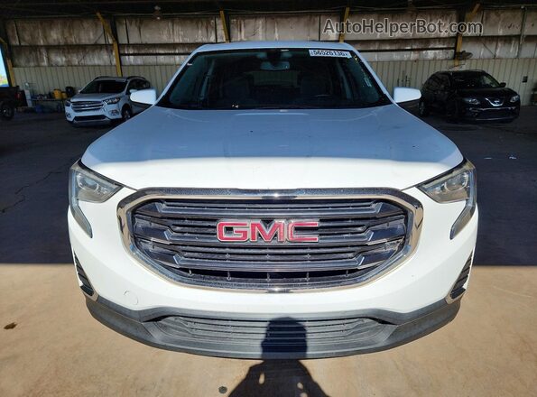 3GKALMEX5JL120359 2018 GMC TERRAIN White Вид спереду