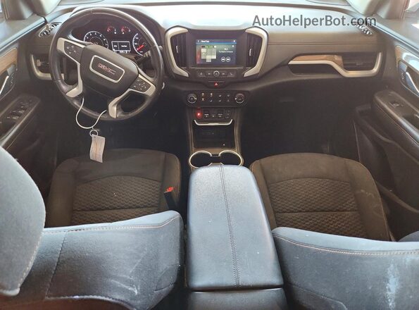 3GKALMEX5JL120359 2018 GMC TERRAIN White Вид панелі приладів
