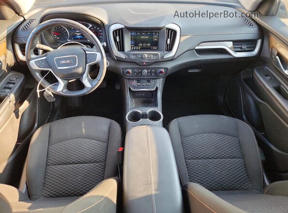 3GKALMEX7KL106710 2019 GMC TERRAIN Серый Вид панели приборов