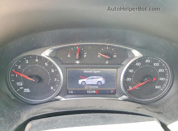 3GKALPEG2PL239514 2023 GMC TERRAIN White Instrument cluster view