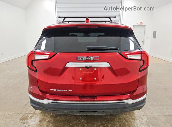 3GKALPEG5PL256825 2023 GMC TERRAIN Red Հետևի տեսք