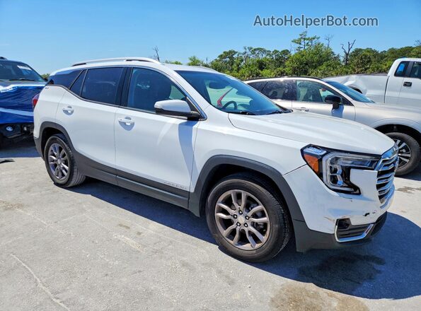 3GKALPEG6PL203289 2023 GMC TERRAIN Белый Передняя правая четверть