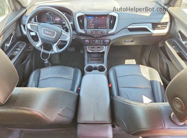 3GKALPEG6PL203289 2023 GMC TERRAIN Белый Вид панели приборов