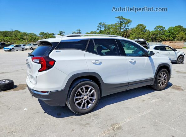 3GKALPEG6PL203289 2023 GMC TERRAIN Белый Задняя правая четверть