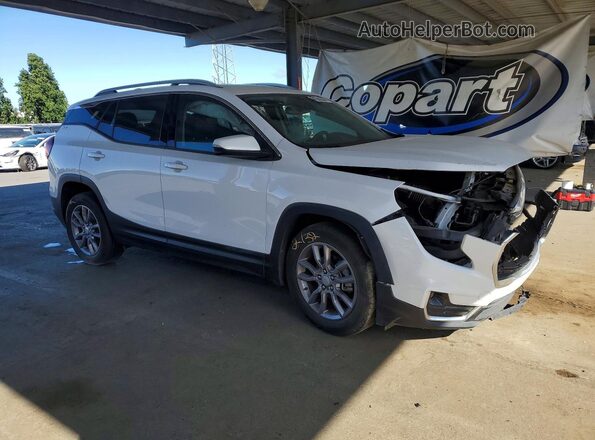 3GKALPEG8RL223773 2024 GMC TERRAIN White Передня права чверть
