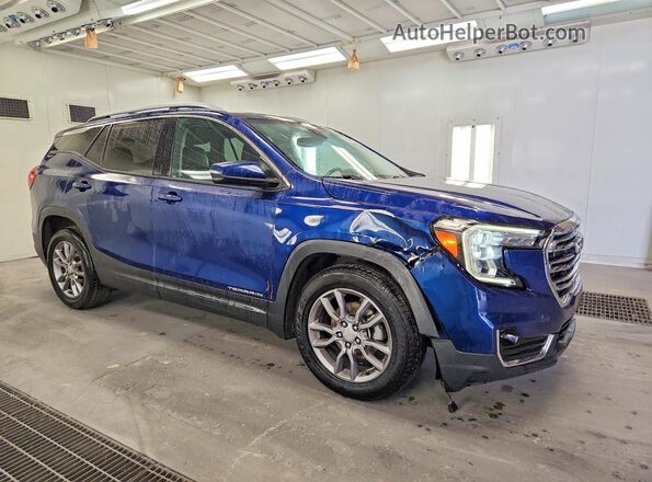 3GKALPEGXPL120769 2023 GMC TERRAIN Blue Front right