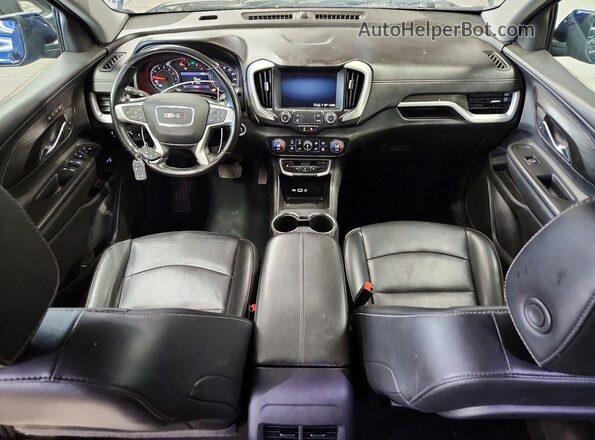 3GKALPEGXPL120769 2023 GMC TERRAIN Blue Dashboard view