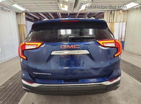 3GKALPEGXPL120769 2023 GMC TERRAIN Blue Rear view