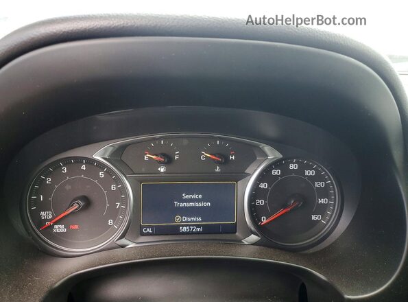 3GKALPEGXRL181302 2024 GMC TERRAIN White Widok zestawu wskaźników