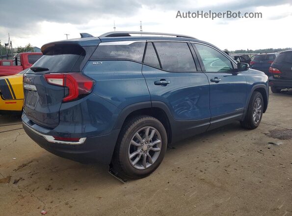 3GKALPEGXRL400789 2024 GMC TERRAIN Blue Հետևի աջ