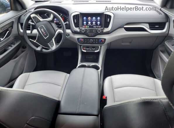 3GKALPEGXRL400789 2024 GMC TERRAIN Blue Առջևի վահանակի տեսք