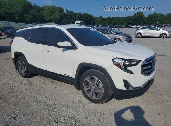 3GKALPEV0KL234450 2019 GMC TERRAIN White Передня права чверть