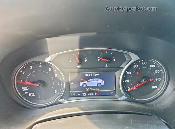3GKALPEV0LL125407 2020 GMC TERRAIN Gray Instrument cluster view