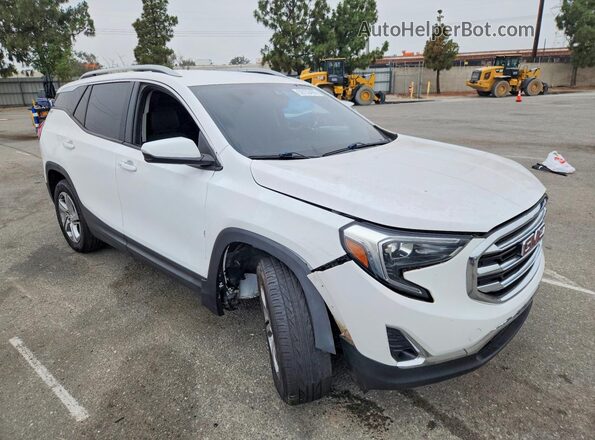 3GKALPEV0LL187129 2020 GMC TERRAIN Белый Передняя правая четверть