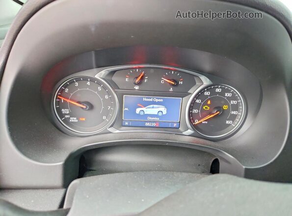 3GKALPEV0LL187129 2020 GMC TERRAIN Белый Вид щитка приборов