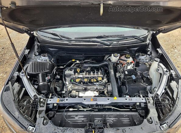 3GKALPEV0LL334405 2020 GMC TERRAIN Gray Vista del compartimento del motor